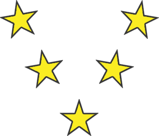 Stars from the bishop's coat of arms