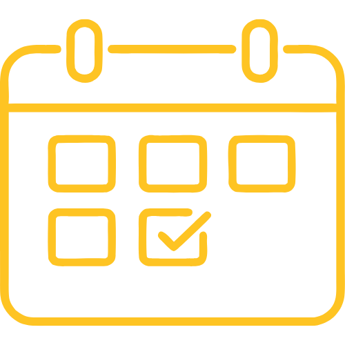 Calendar Icon - Yellow