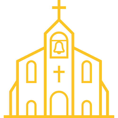 Church Icon - Yellow