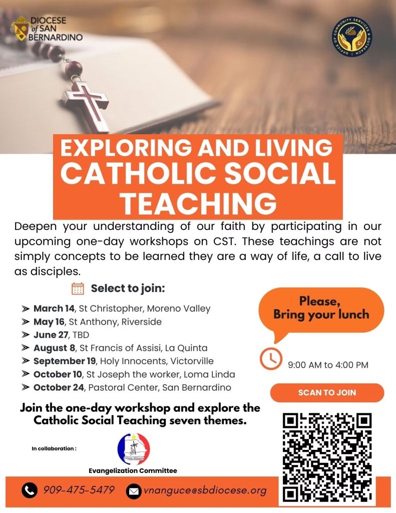 EXPLORING AND LIVING CATHOLIC SOCIAL
TEACHING