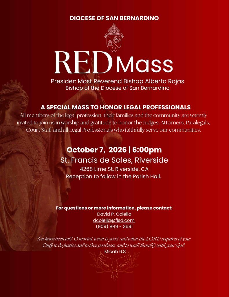 Red Mass 2026 - Flyer